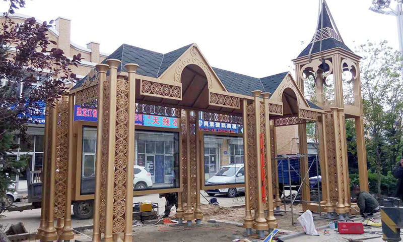黑龙江省牡丹江市欧式候车亭改造项目一期