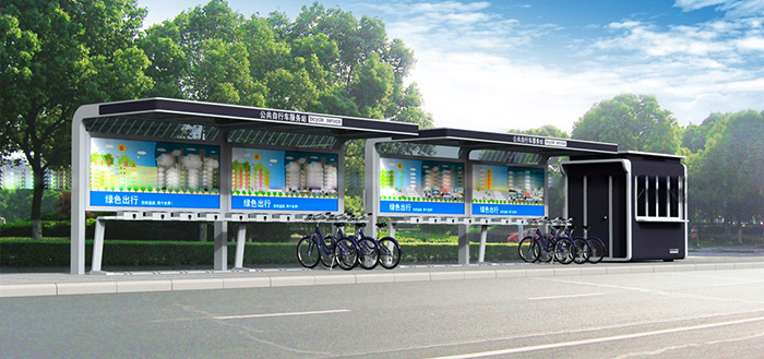 浙江省永康市公共自行车棚建设工程4